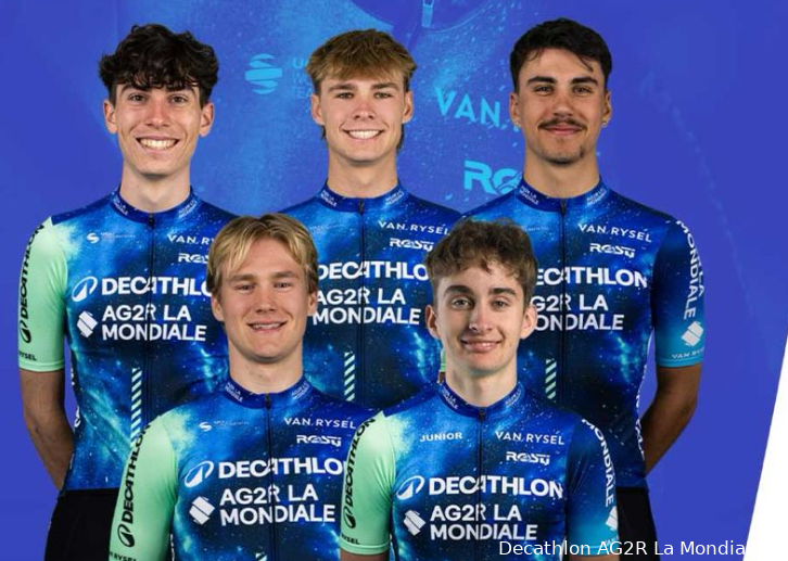 17-jarig (!) toptalent maakt, samen met 4 andere veelbelovende renners, WorldTour-overstap bij Decathlon