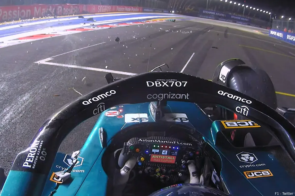 De top vijf zwaarste crashes van F1-2023