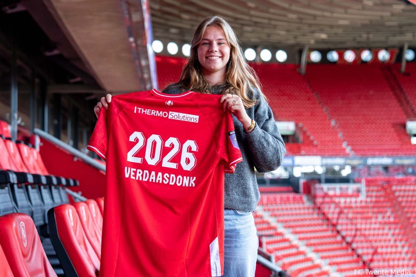 Verdaasdonk tekent meerjarig contract: "De beste en mooiste club van Nederland"