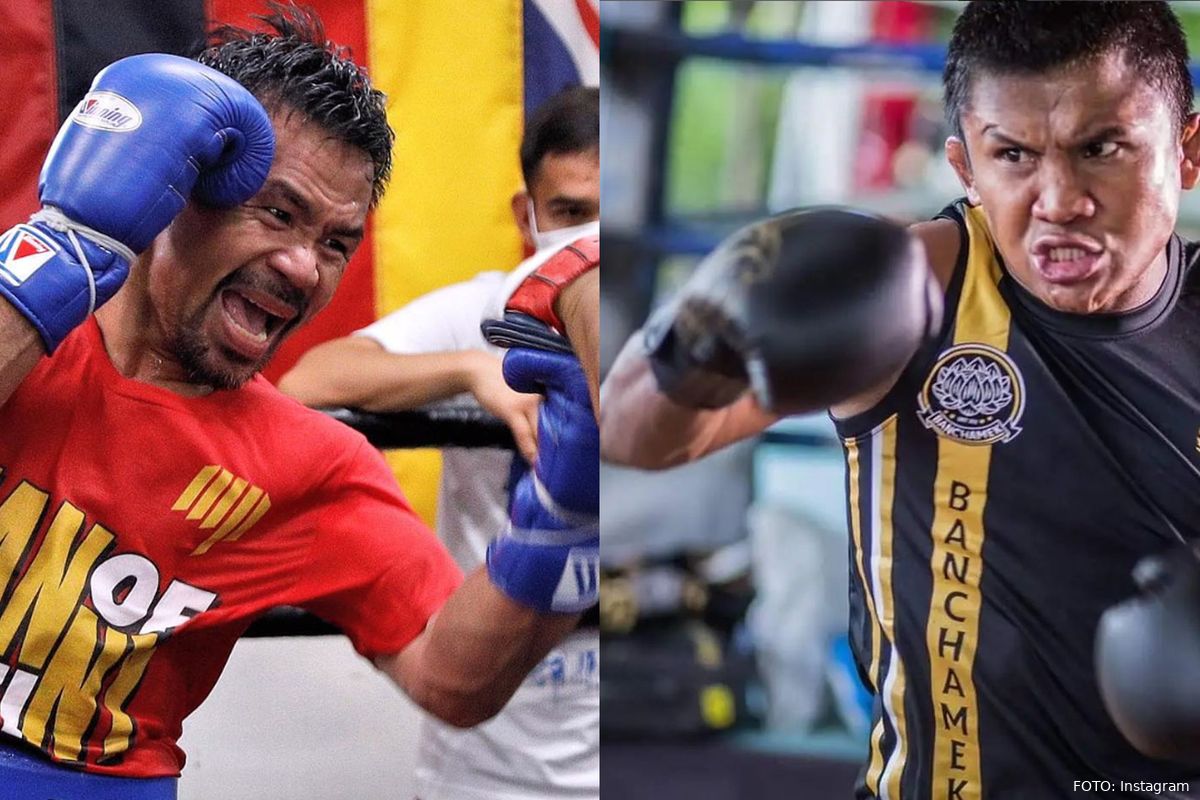 Episch gevecht tussen Manny Pacquiao en Buakaw Banchamek wordt legendarisch