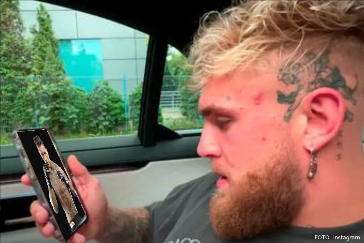 Jake Paul bekijkt met grote ogen Nieky Holzken's vechtvideo's! 'Durft hij of niet'