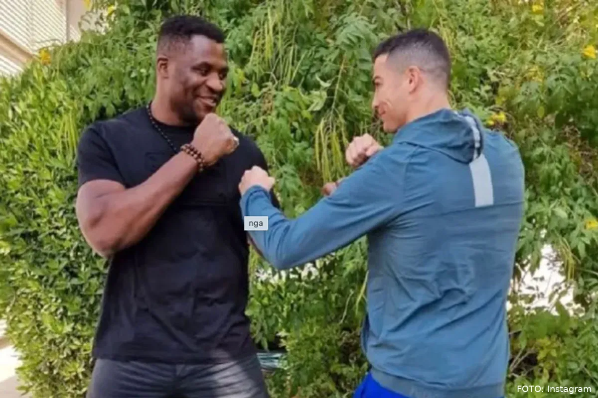 Cristiano Ronaldo geeft topvechter Francis Ngannou extreem duur cadeau