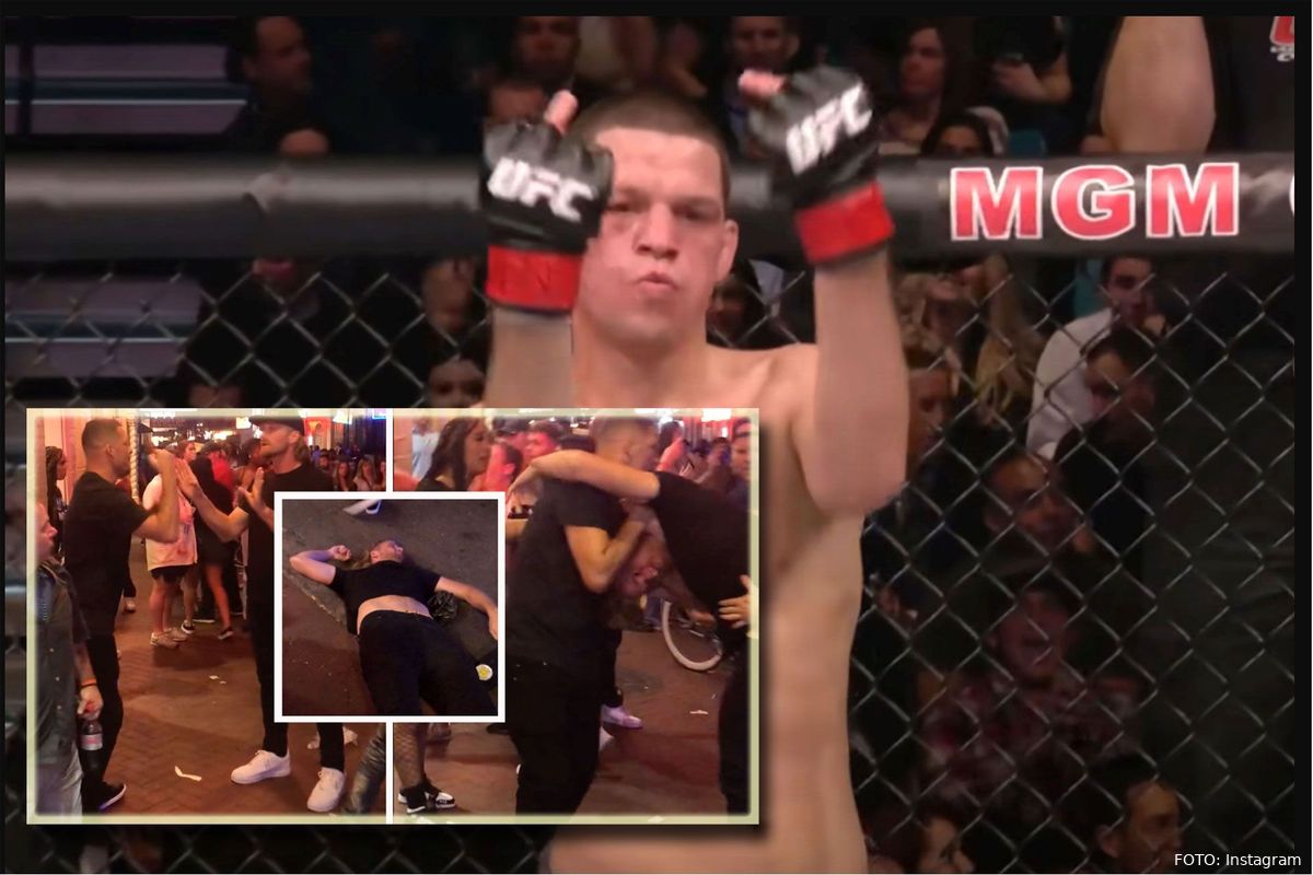 🎥 Man krijgt klappen van UFC-ster Nate Diaz: 'gelukkig heb ik het overleefd'
