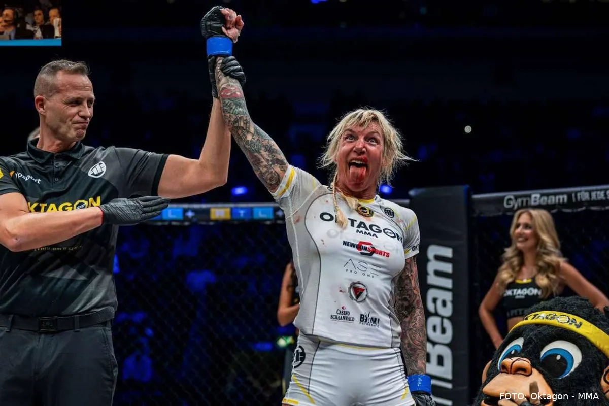 Hoe een 48-jarige moeder de MMA-wereld op zijn kop zet! Breien én vechten?