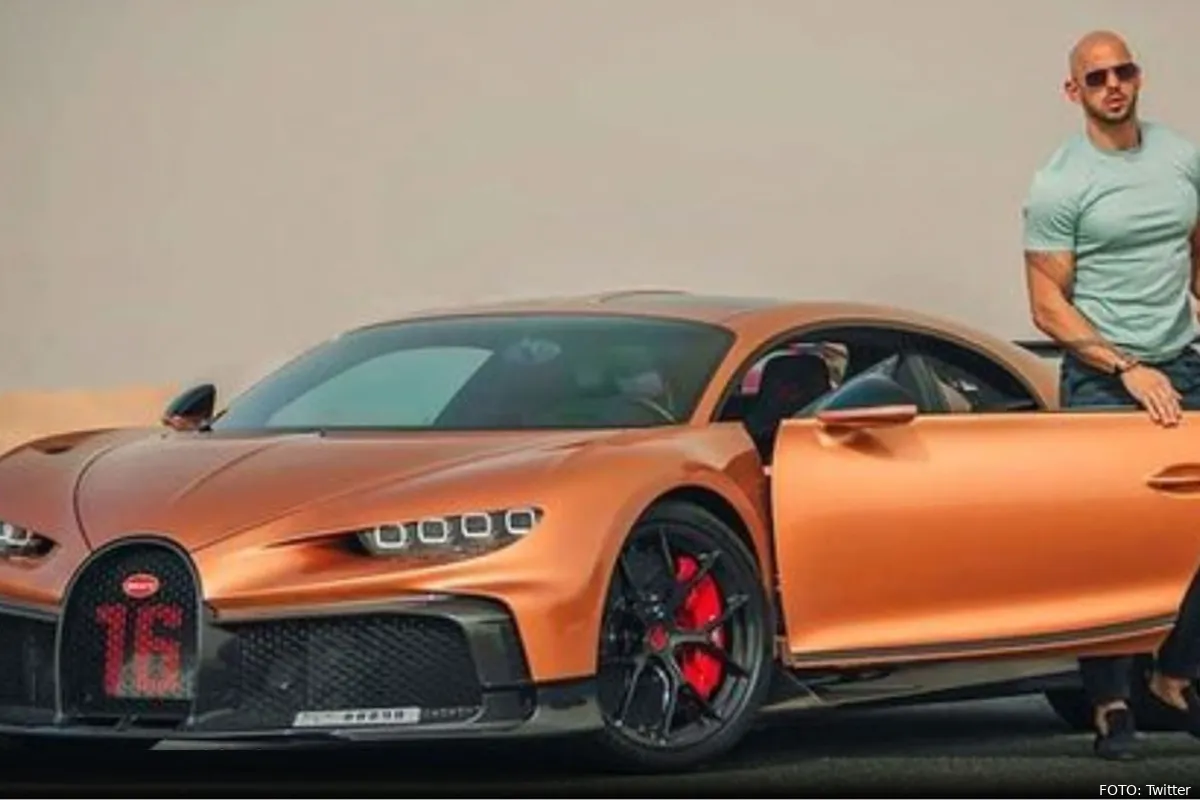 'Lak aan de Politie!' Andrew Tate koopt '10 nieuwe Bugatti's' als vervanger in beslag genomen autoverzameling