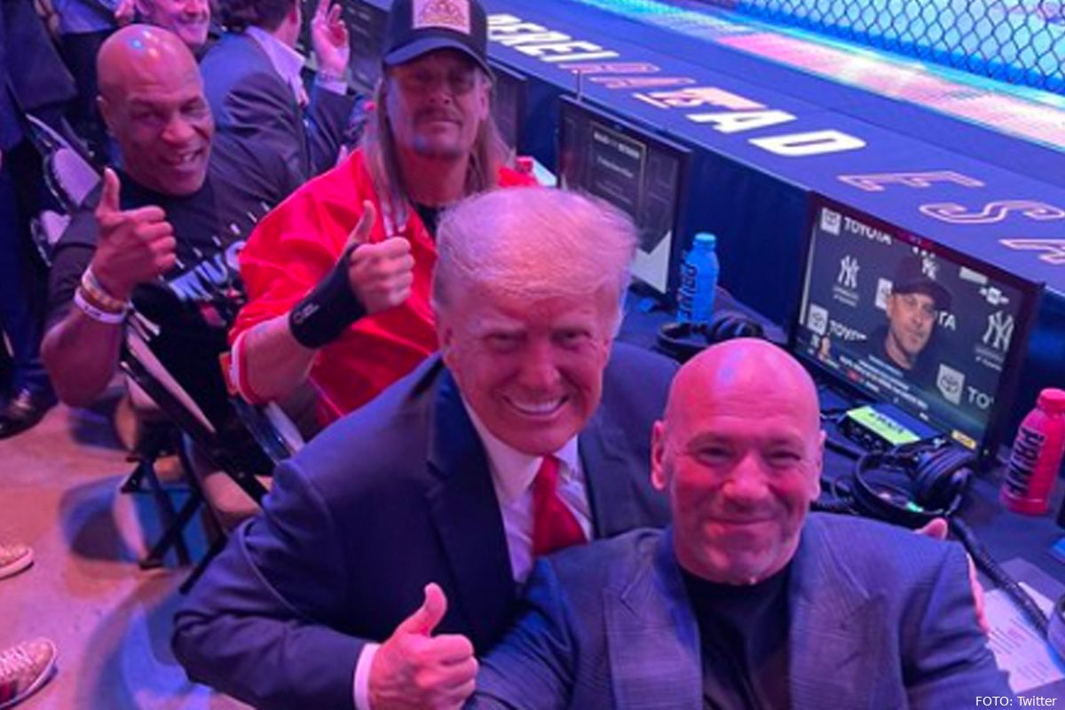 🎥 Donald Trump deed handeltje tijdens UFC event afgelopen weekend! 'Dik verloren'