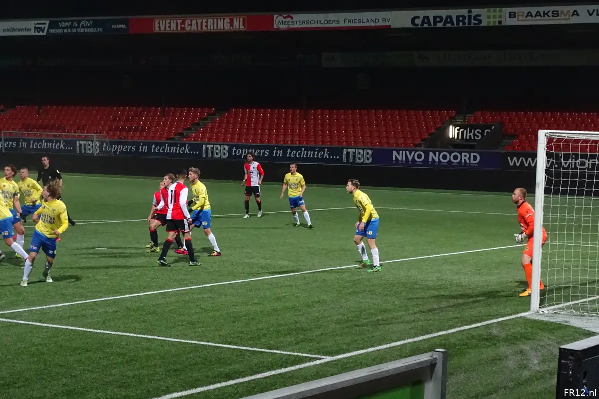 Jeugdig Feyenoord 2 onderuit in Leeuwarden