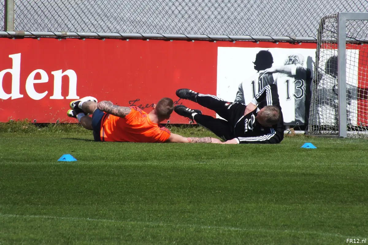 Fotoverslag laatste openbare training bekerfinale