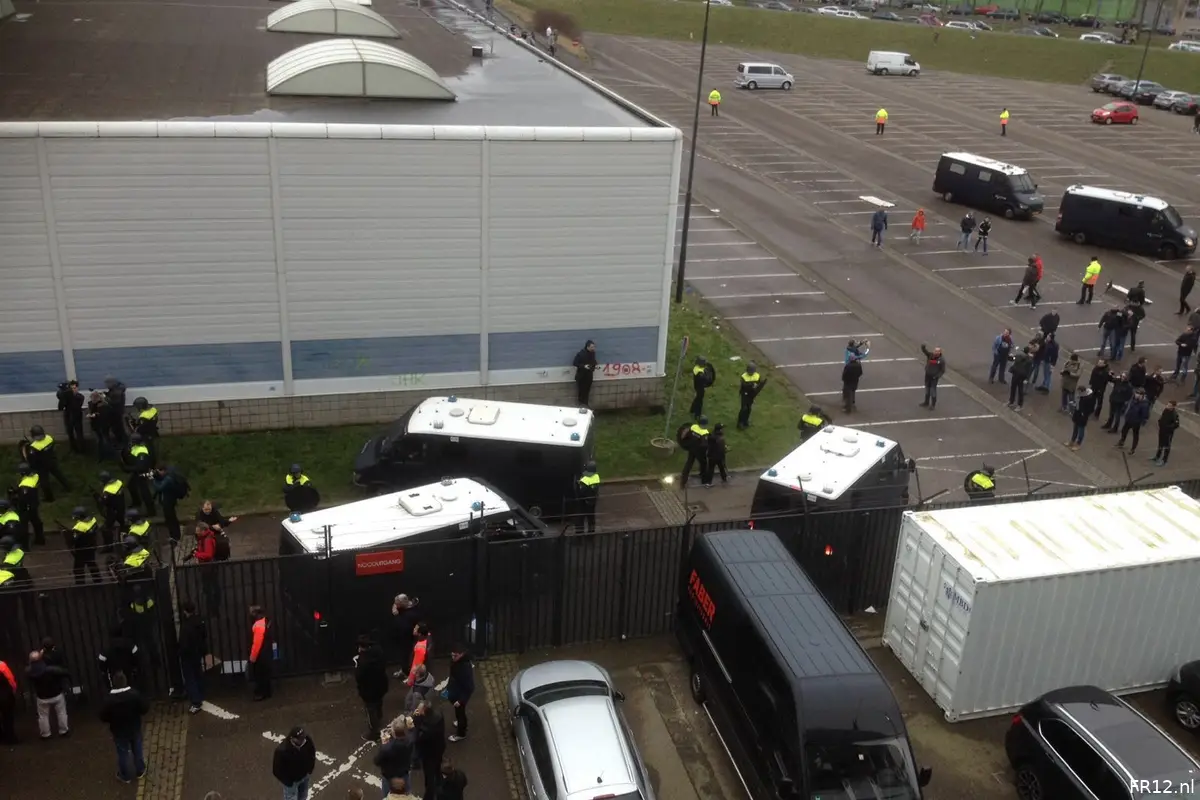 Vreedzaam protest onderbroken door ME