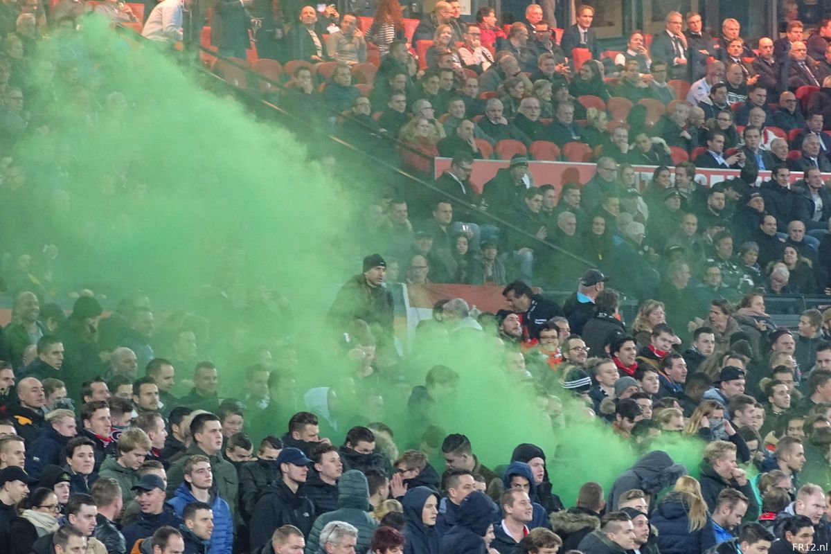 Sfeeractie voorafgaand Feyenoord - Vitesse