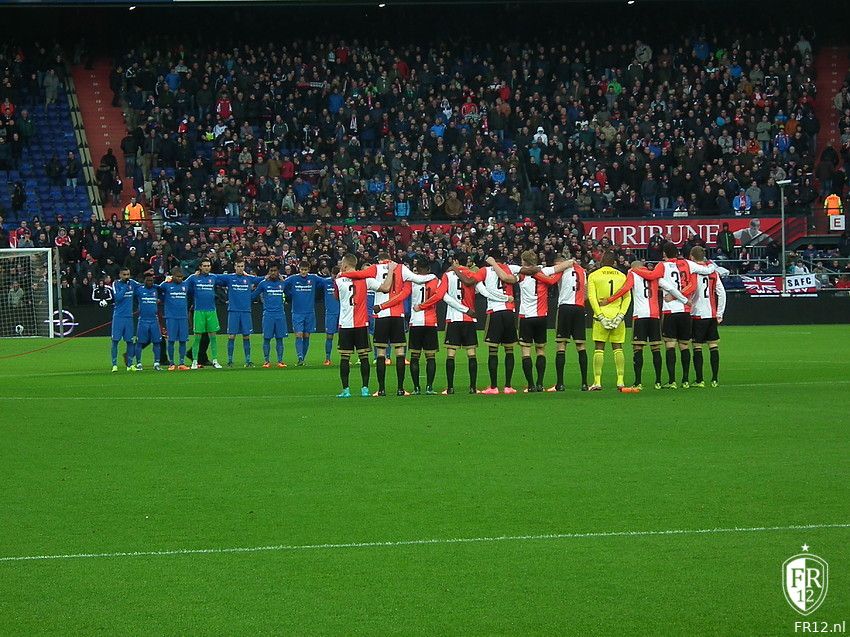 Ook minuut stilte bij Feyenoord - Sparta