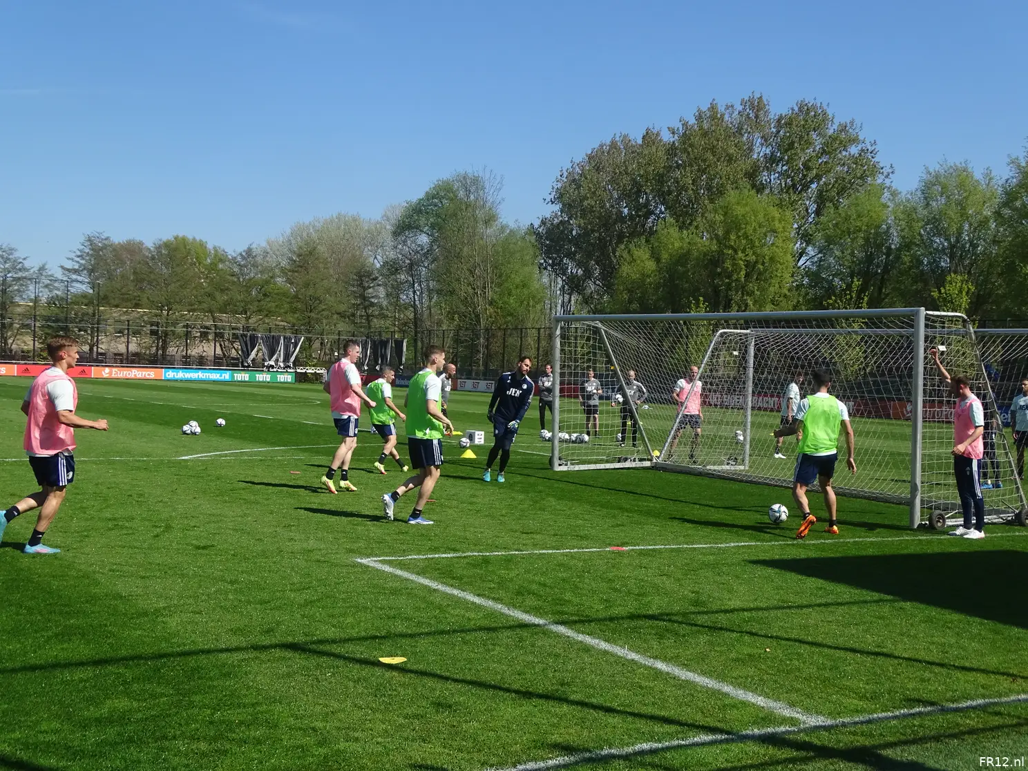 Fotoverslag woensdagochtend training online