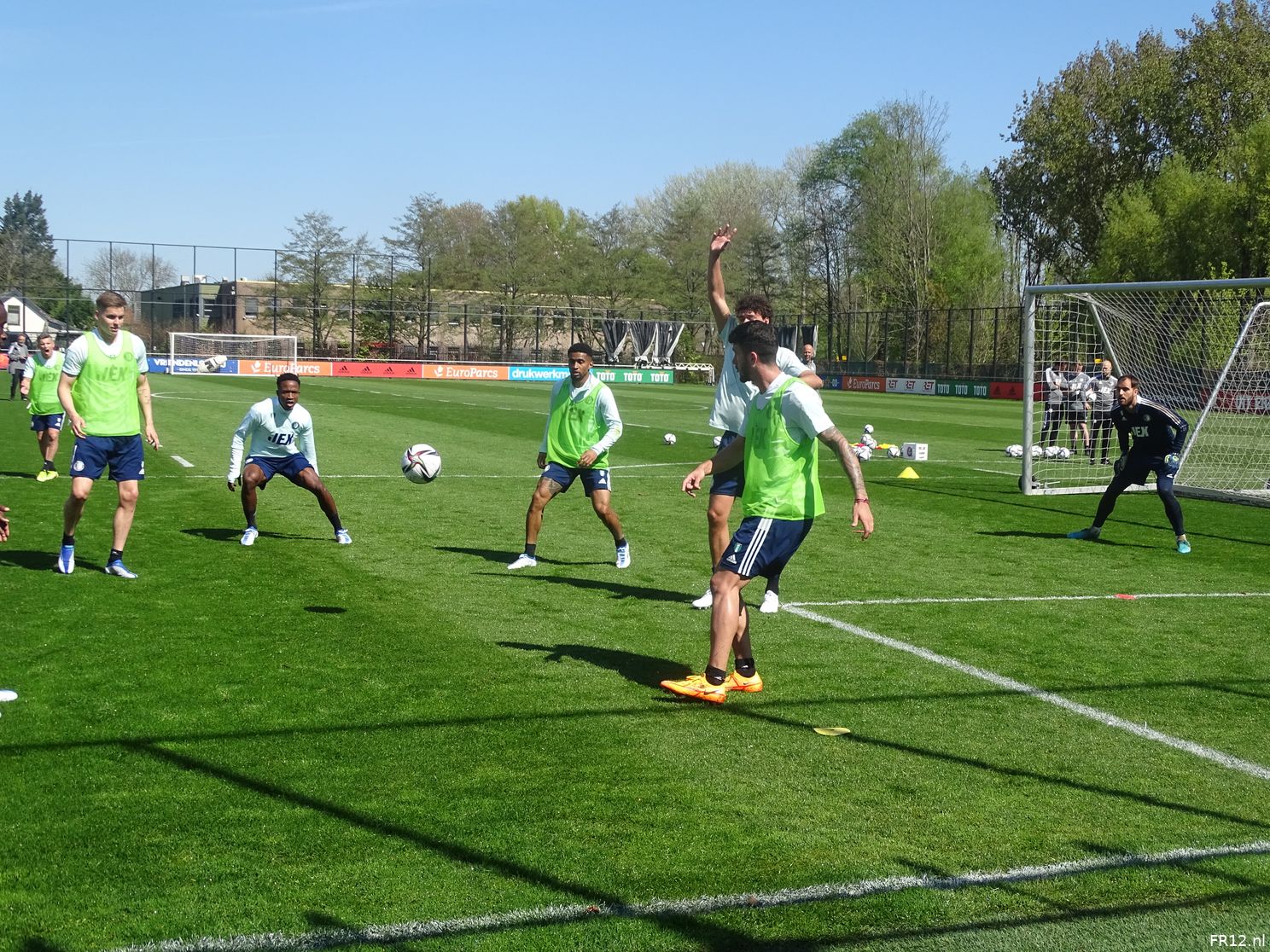 Fotoverslag woensdagochtend training online