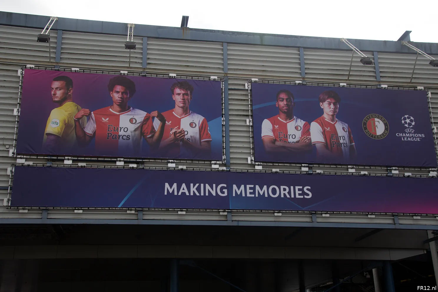 De Kuip is klaar voor Champions League-voetbal