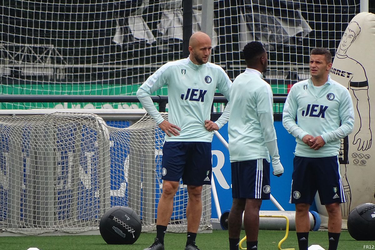 Trauner meldt zich op trainingsveld Feyenoord