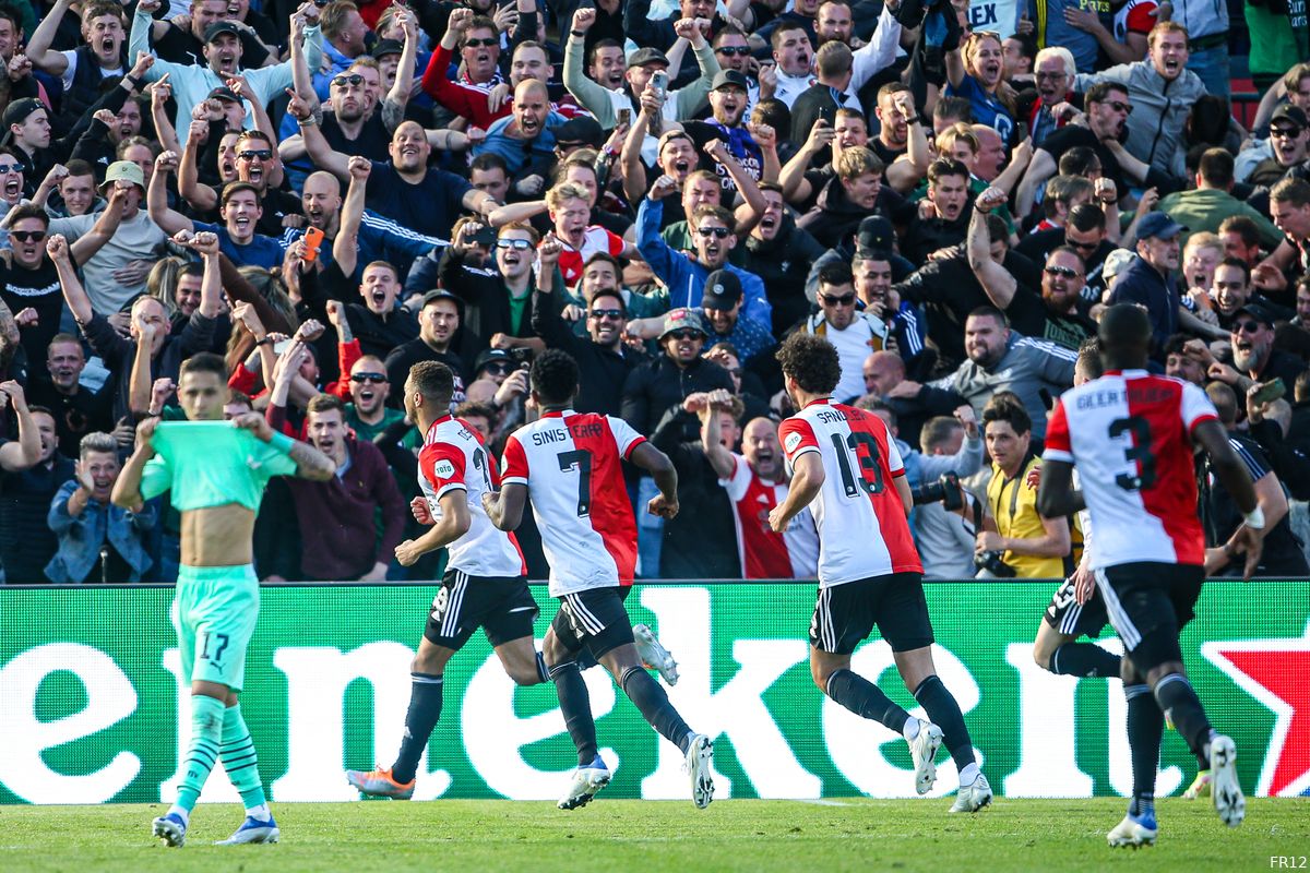 Feyenoord knokt zich knap terug in topper tegen PSV