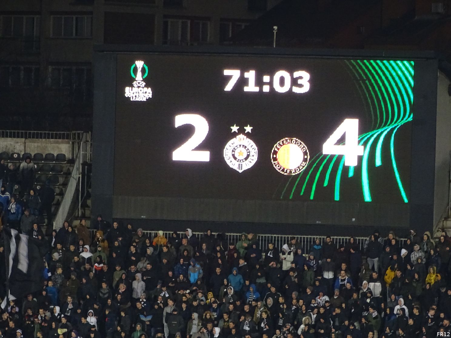 Fotoverslag FK Partizan - Feyenoord online