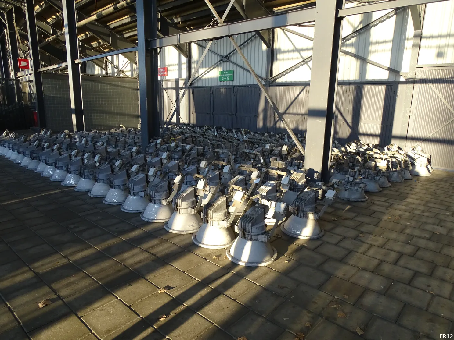 De duizend lampen van het Feijenoord-stadion (foto's)