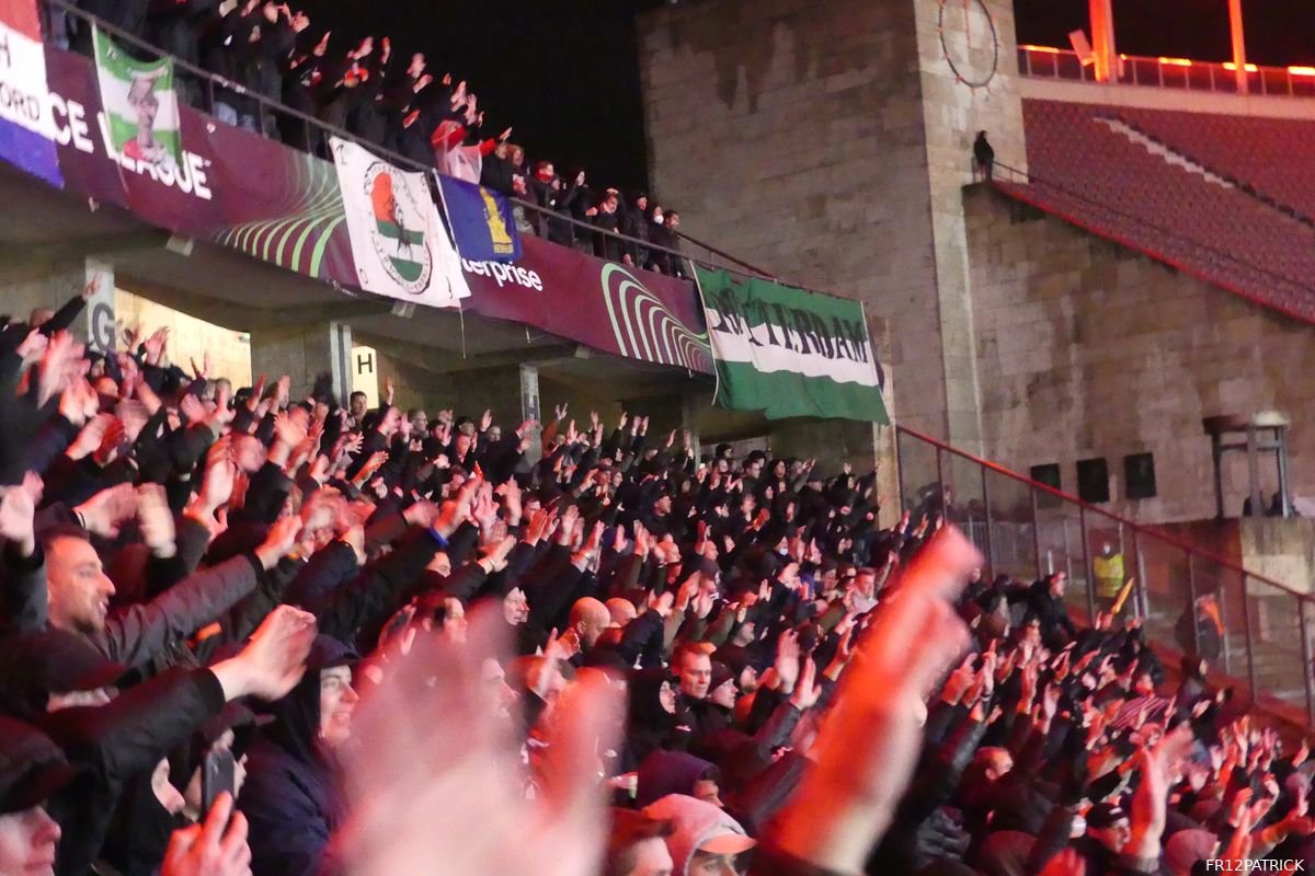 3200 Feyenoord-supporters welkom in uitvak Slavia Praag