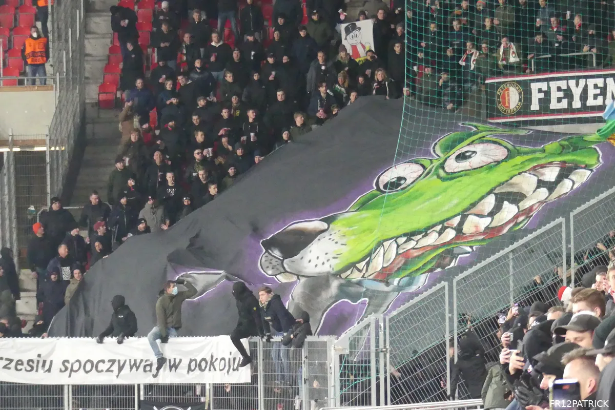 Eerste Feyenoorders in Praag: ''Morgen gaan we eroverheen''