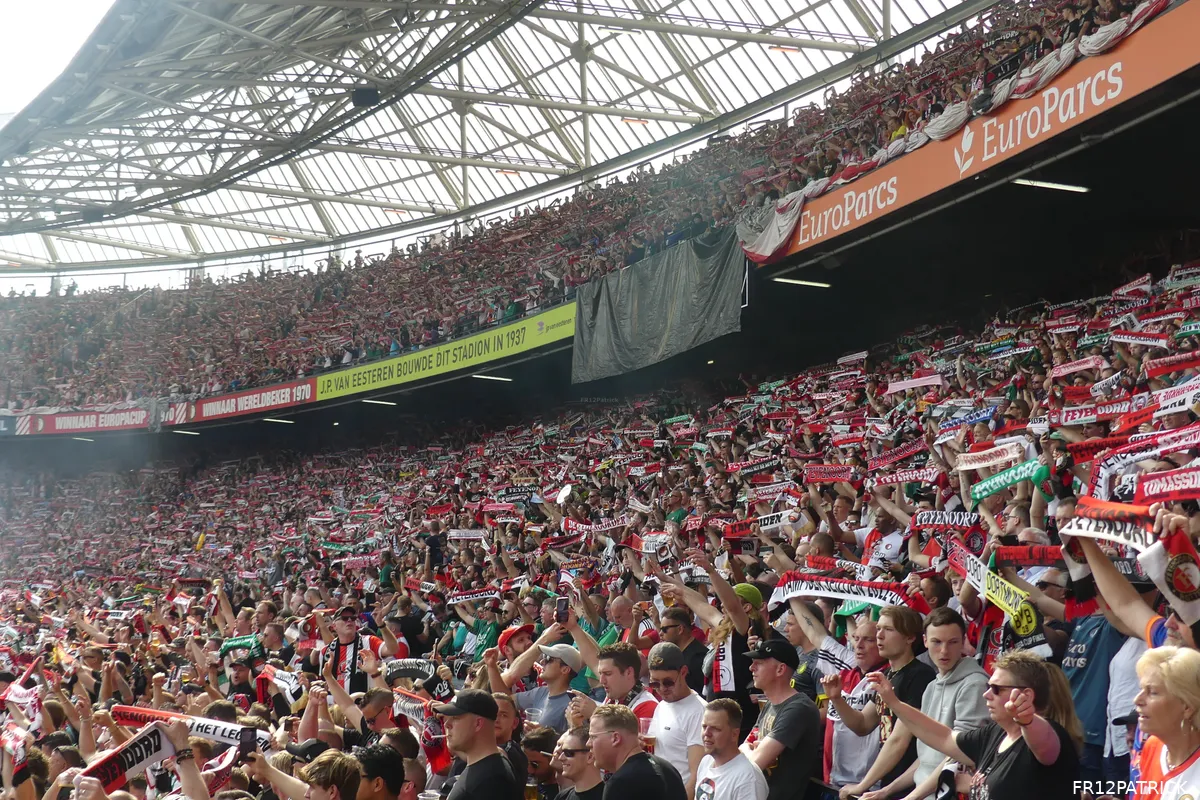 Feyenoord-supporters maken indruk: "Tijdens de wedstrijd kon je weinig horen"