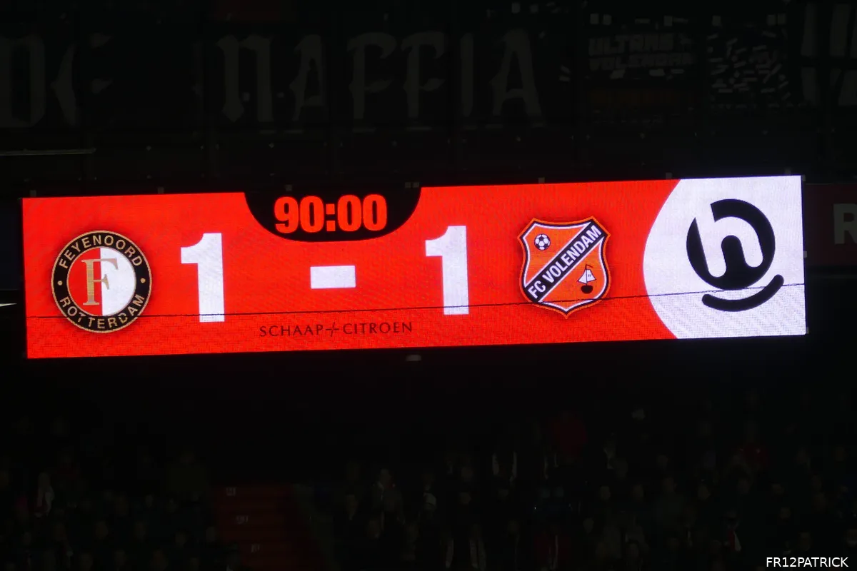 Fotoverslag Feyenoord - FC Volendam online