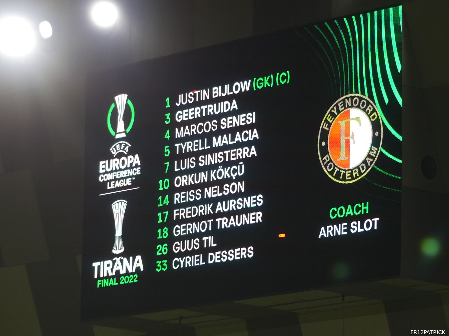 Fotoverslag AS Roma - Feyenoord online