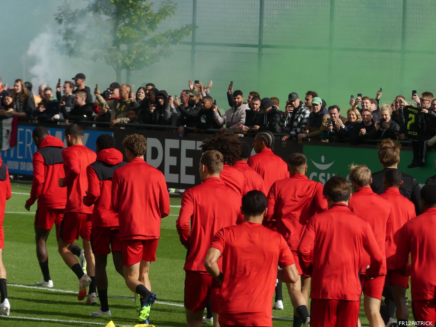 Fotoverslag laatste training voor Ajax-uit online