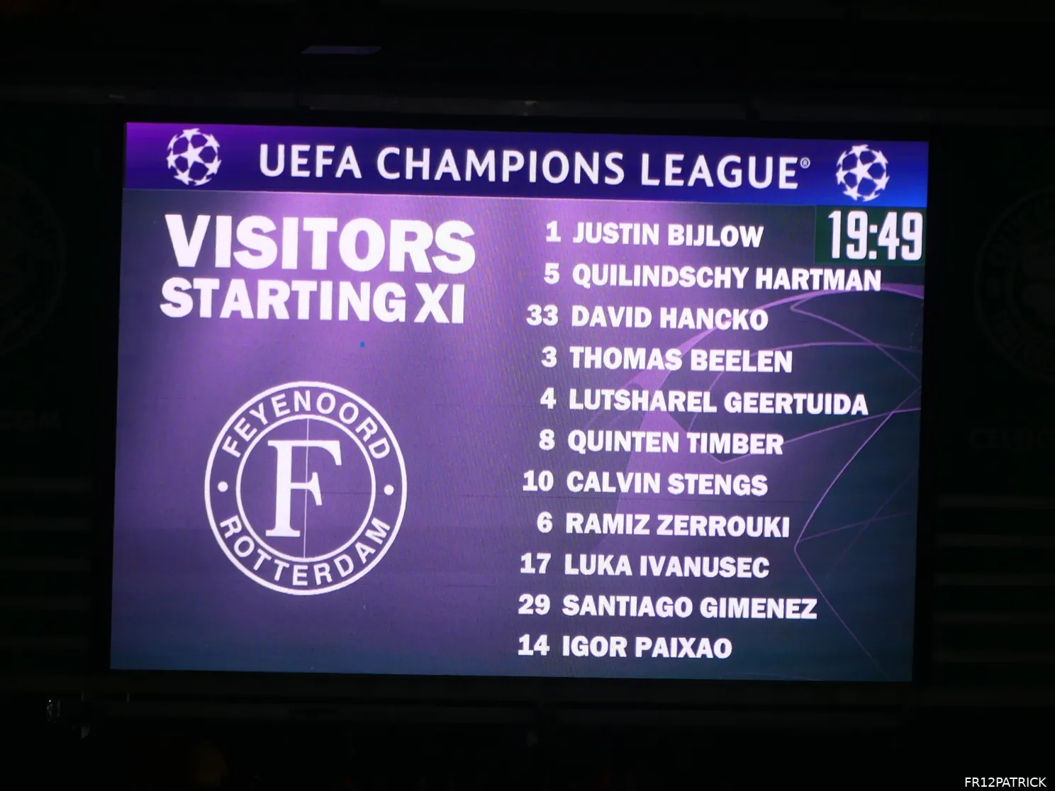 Fotoverslag Celtic FC - Feyenoord online