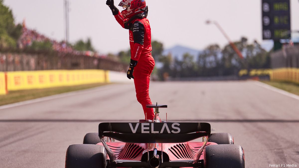 Leclerc felice delle risposte dopo il GP di Spagna: “Per il Barcellona è difficile tenere il passo con la Red Bull”