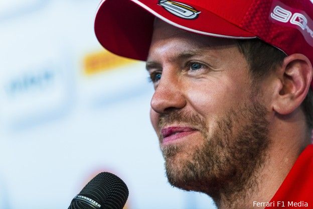 Vettel: 'Hij fikst het wel gewoon als Binotto er niet bij is'
