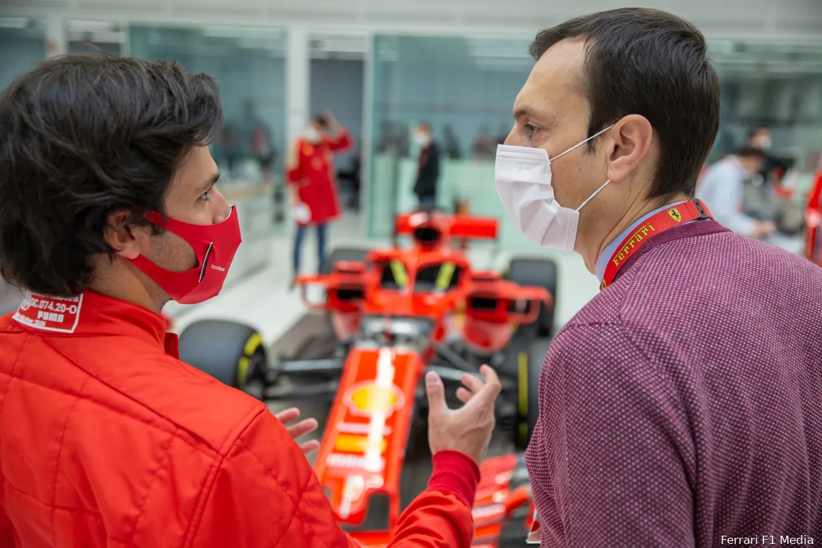 Sainz: 'Ik wist toen ik tekende dat ik op gelijke voet zou beginnen met Leclerc'