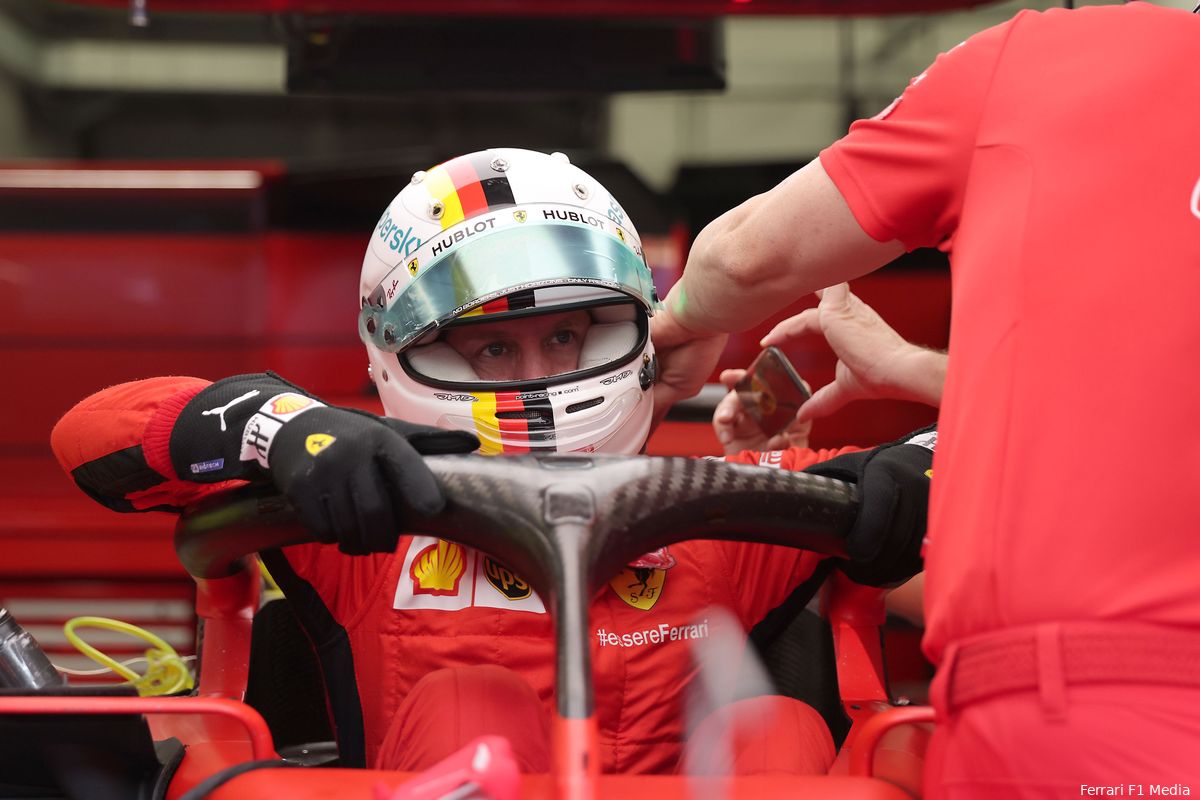 Vettel dacht al aan pensioen bij Ferrari: 'Maar ik had nog een paar onbeantwoorde vragen'
