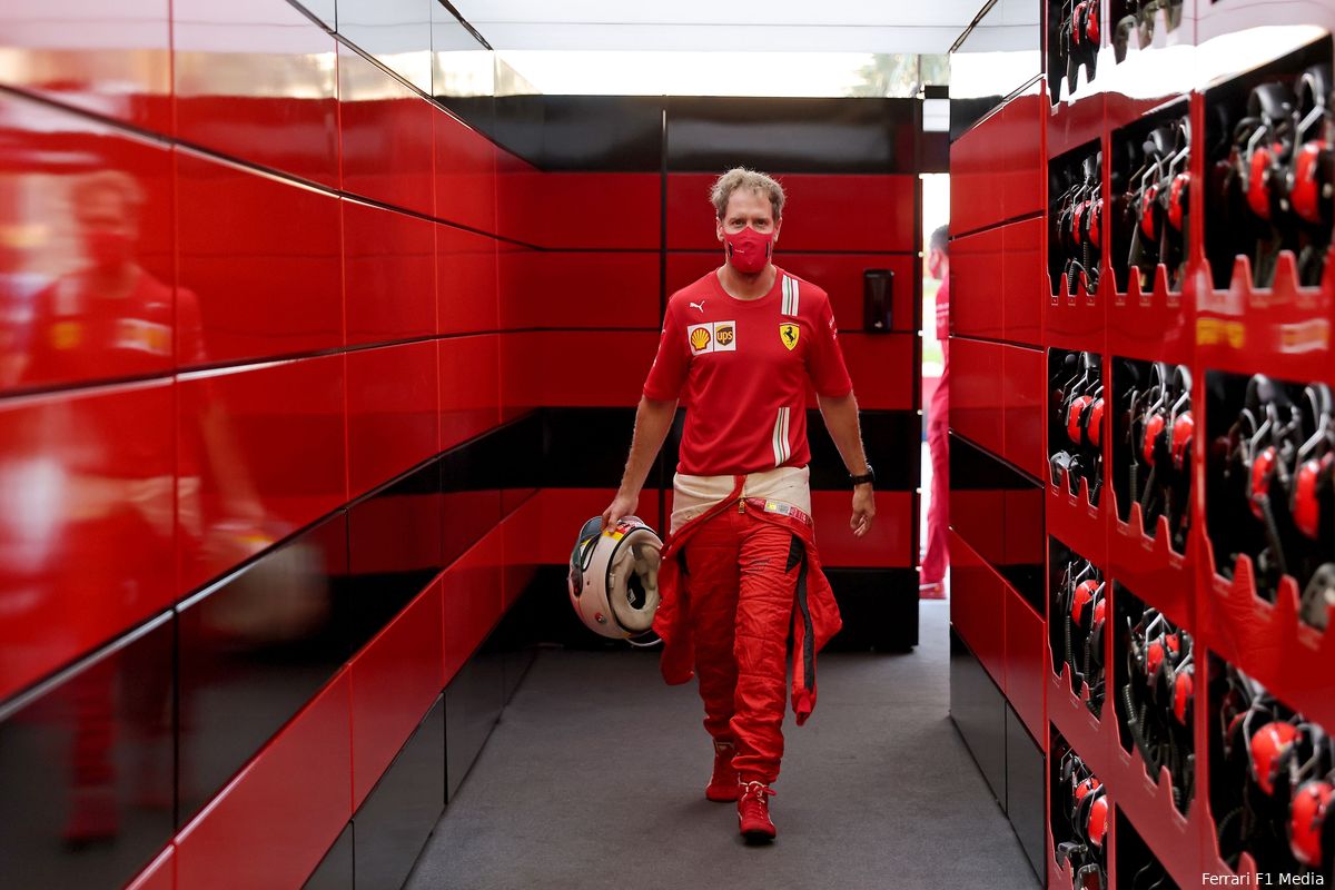 Binotto: 'Sebastian verlaat Ferrari met de op twee na meeste overwinningen in onze geschiedenis'