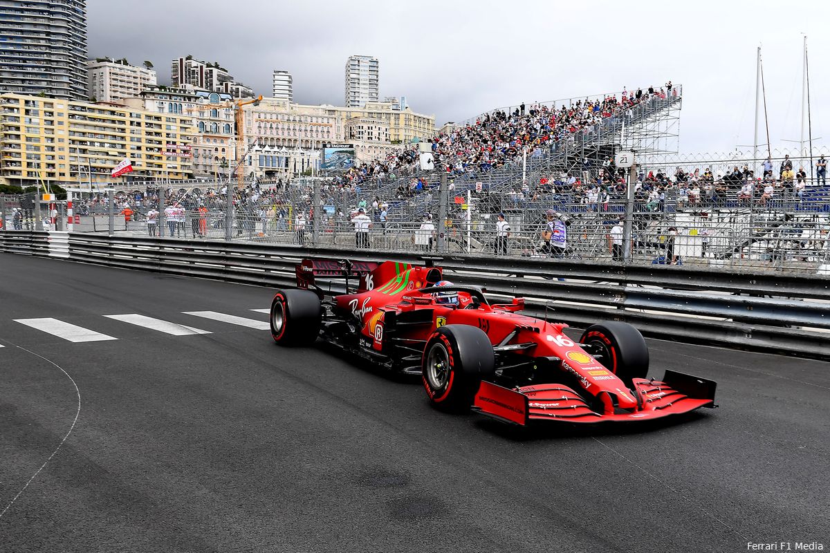 Wanneer krijgt Leclerc een gridstraf voor zijn crash tijdens Q3 Monaco?