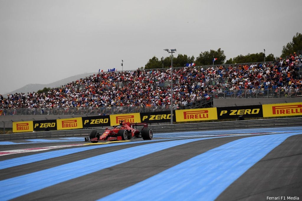 Overzicht tijden Grand Prix van Frankrijk 2022