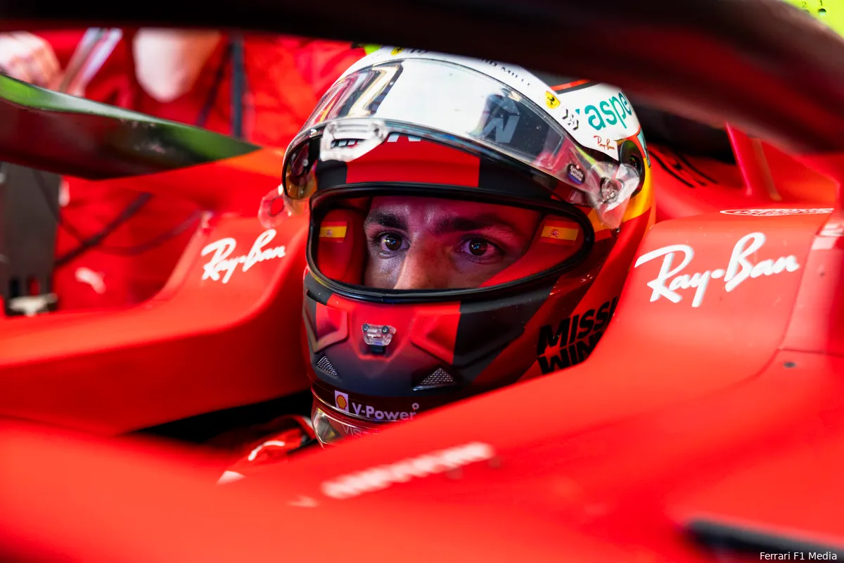 Sainz tevreden met ontwikkeling bij Ferrari: 'Ik kan doen wat ik wil doen'