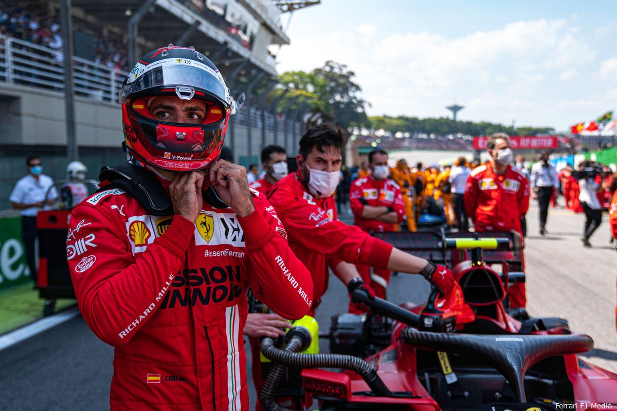 Sainz heeft een oplossing voor Verstappen-Hamilton-incident in bocht 4 van Brazilië