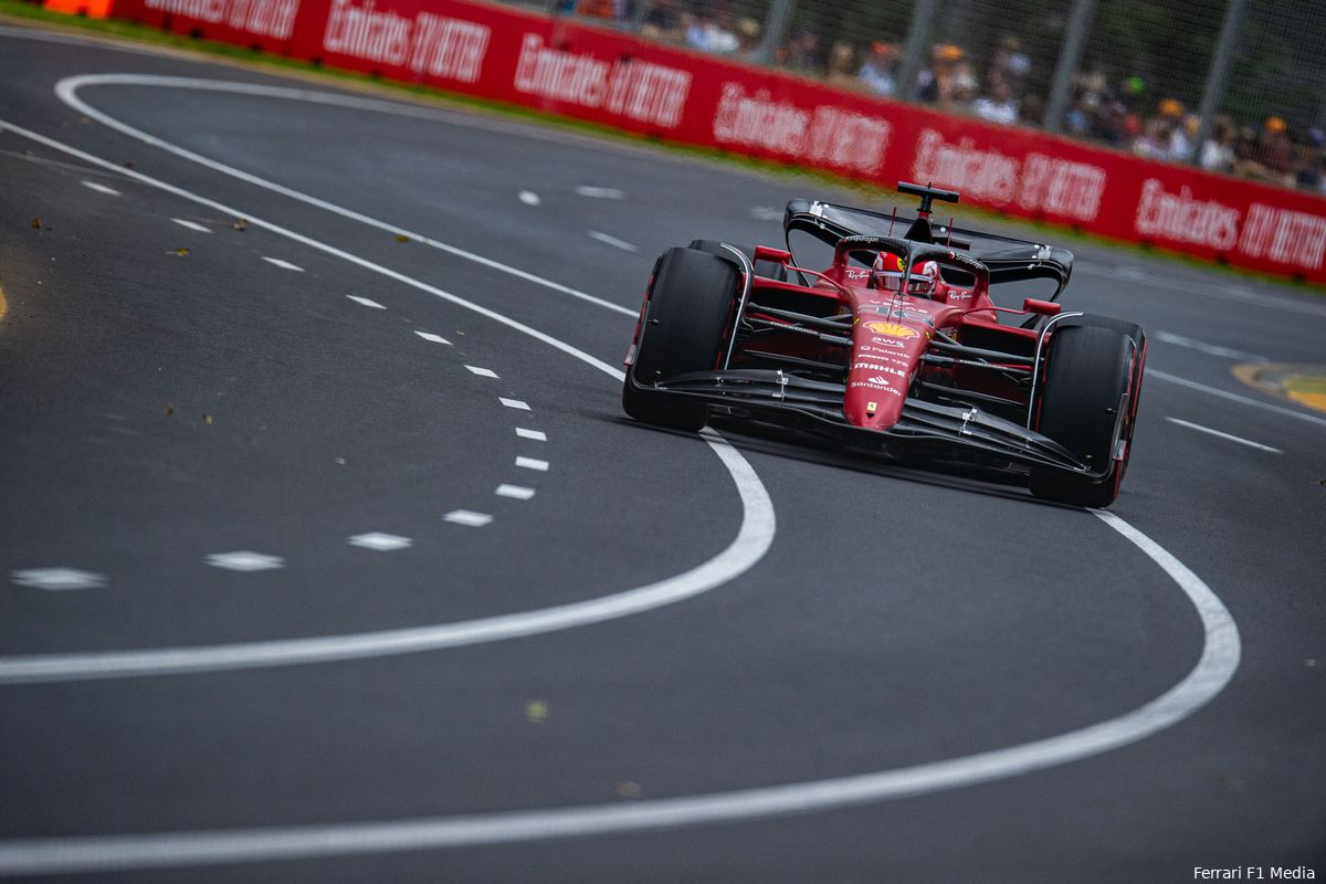 Vrijdag GP Australië 2022 | Ferrari zet Red Bull op afstand na eerste trainingen