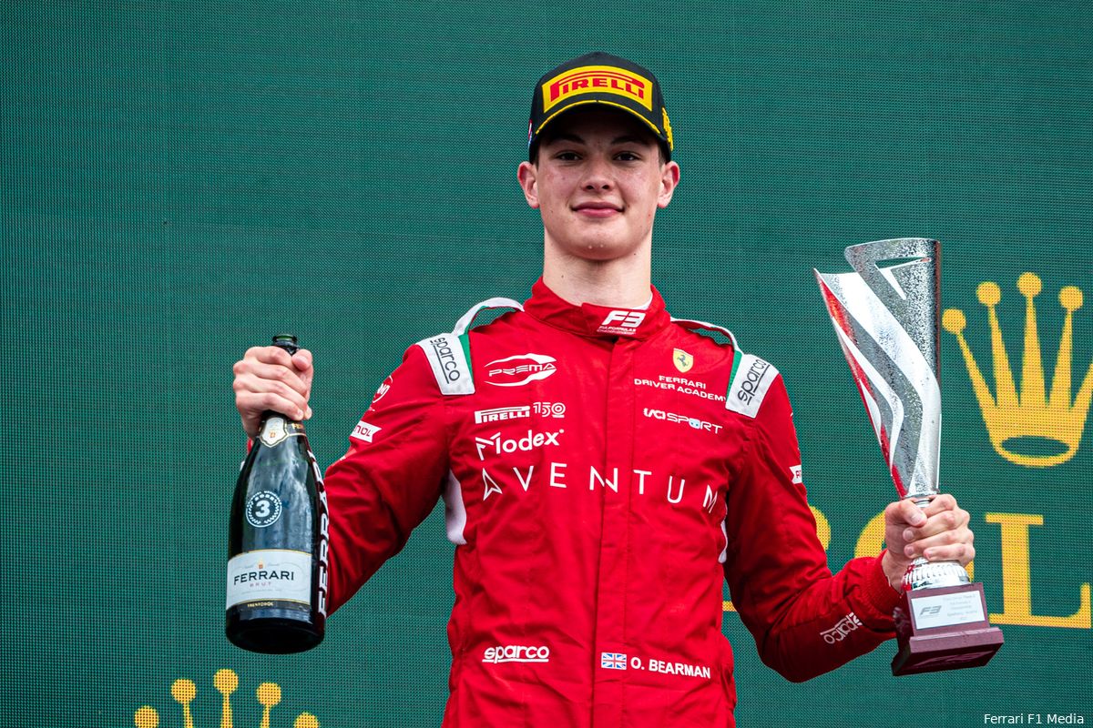 Onderweg naar F1 | Ferrari-junior Bearman verrast en mengt zich in F3-titelstrijd