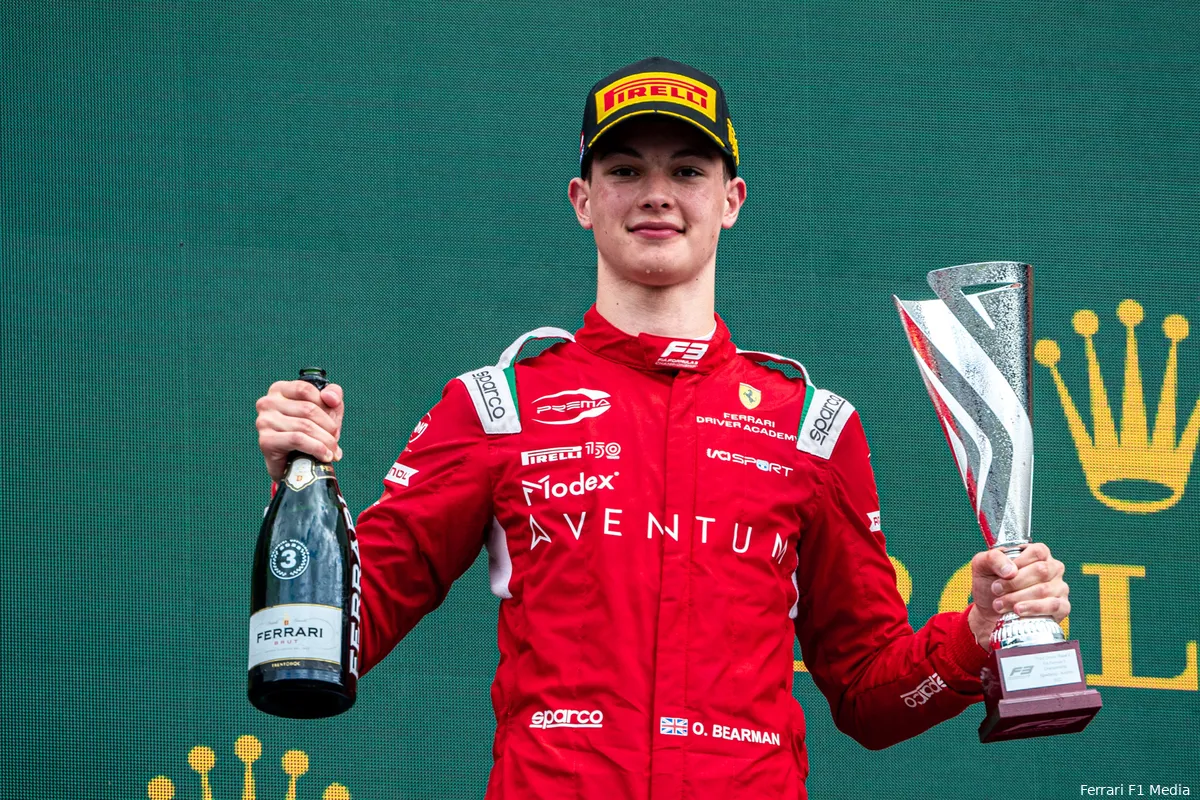 oliver bearman ferrari driver academy prema racing