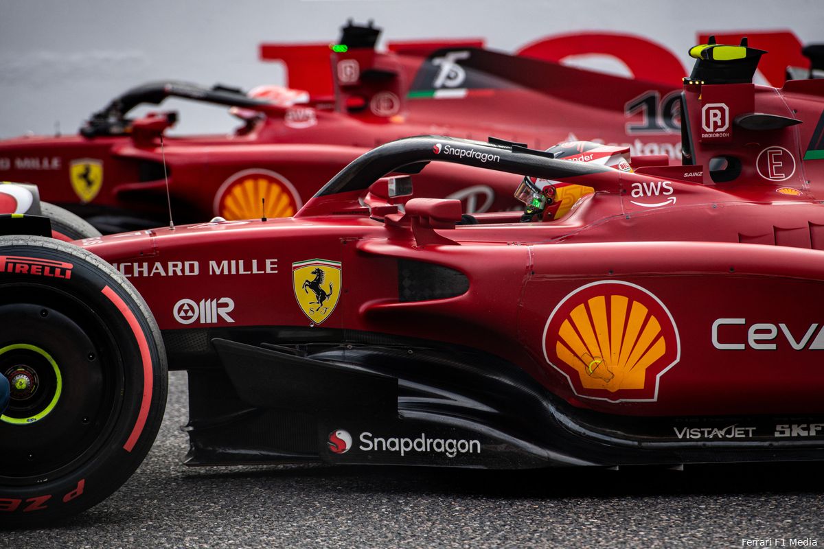 Verslag VT1 | Ferrari topt training; Verstappen spint en eindigt P4