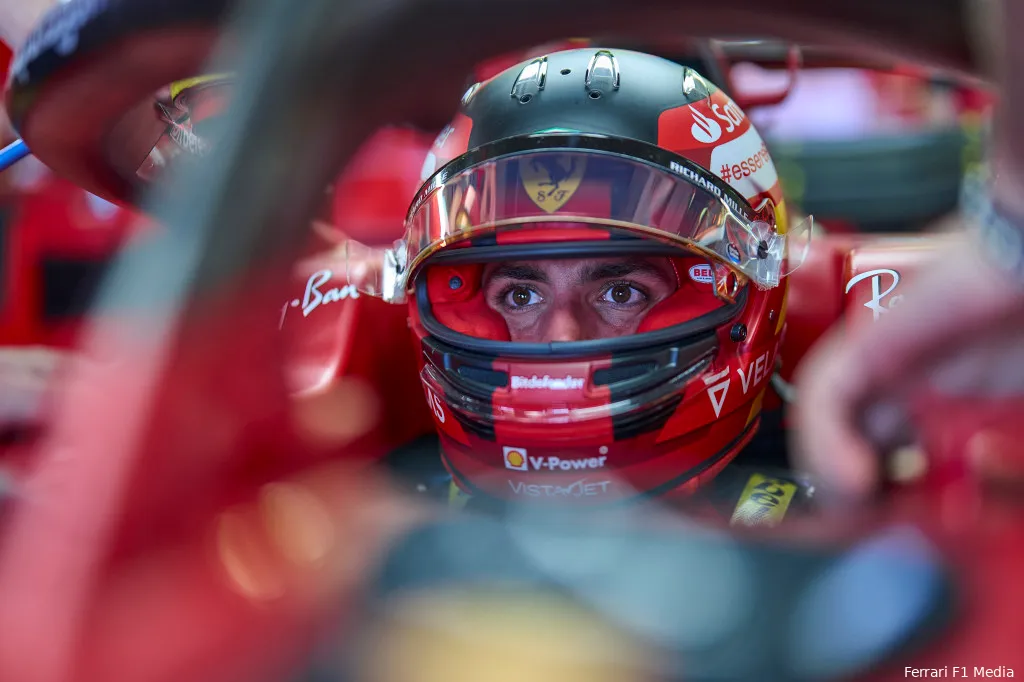 Sainz ziet gecompromitteerd weekend: 'Er zal veel gegokt moeten worden'