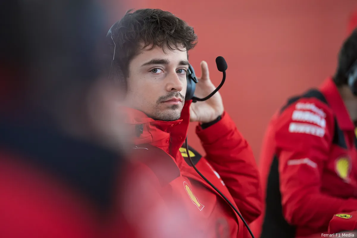 Leclerc kende drukke eerste testdag: 'Probeerde alles een beetje uit'