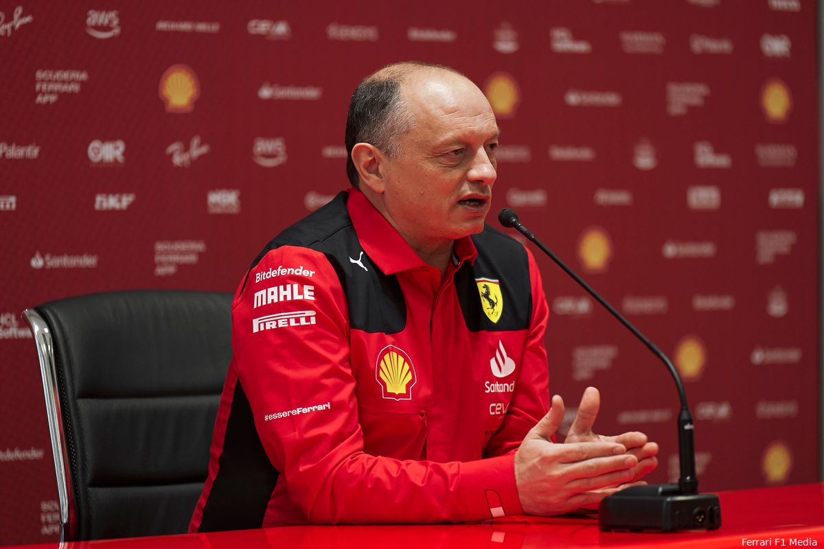 Vasseur blij met competitieve McLaren tussen de Ferrari's: 'Het is geweldig'