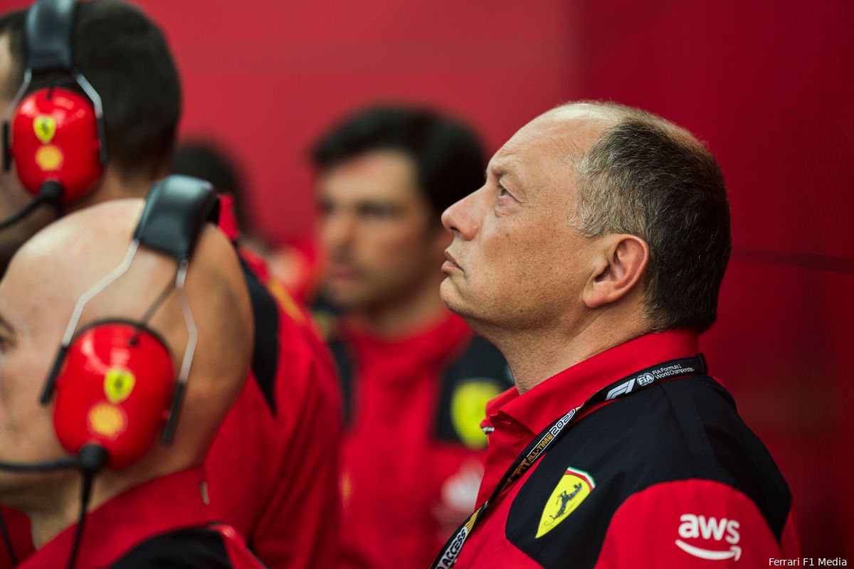 Extra druk van Ferrari-aanhang deert Vasseur niet: 'Eerlijk gezegd is het positief'