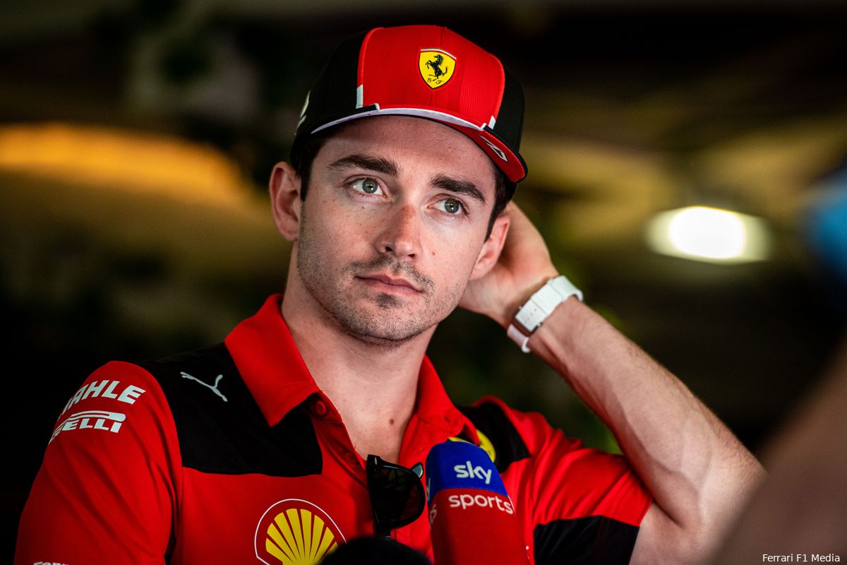 Update | Leclerc maakt 'onaanvaardbare' fout: 'Ik ben erg teleurgesteld in mezelf'