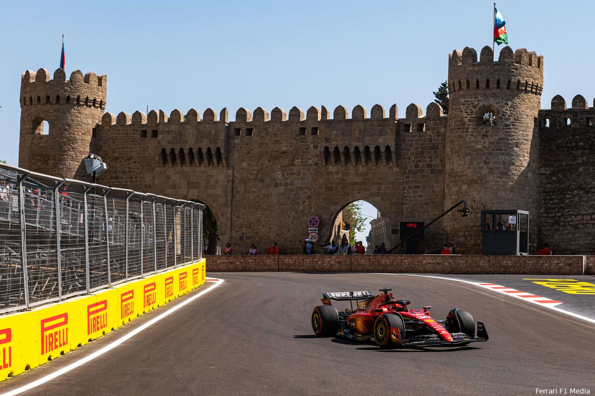 What time does qualifying for the sprint race of the 2023 Azerbaijan Grand Prix start?