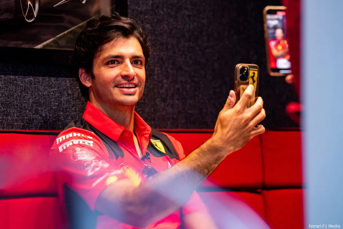 Sainz ging van kusje naar klapzoen: 'Een klein inschattingsfoutje'