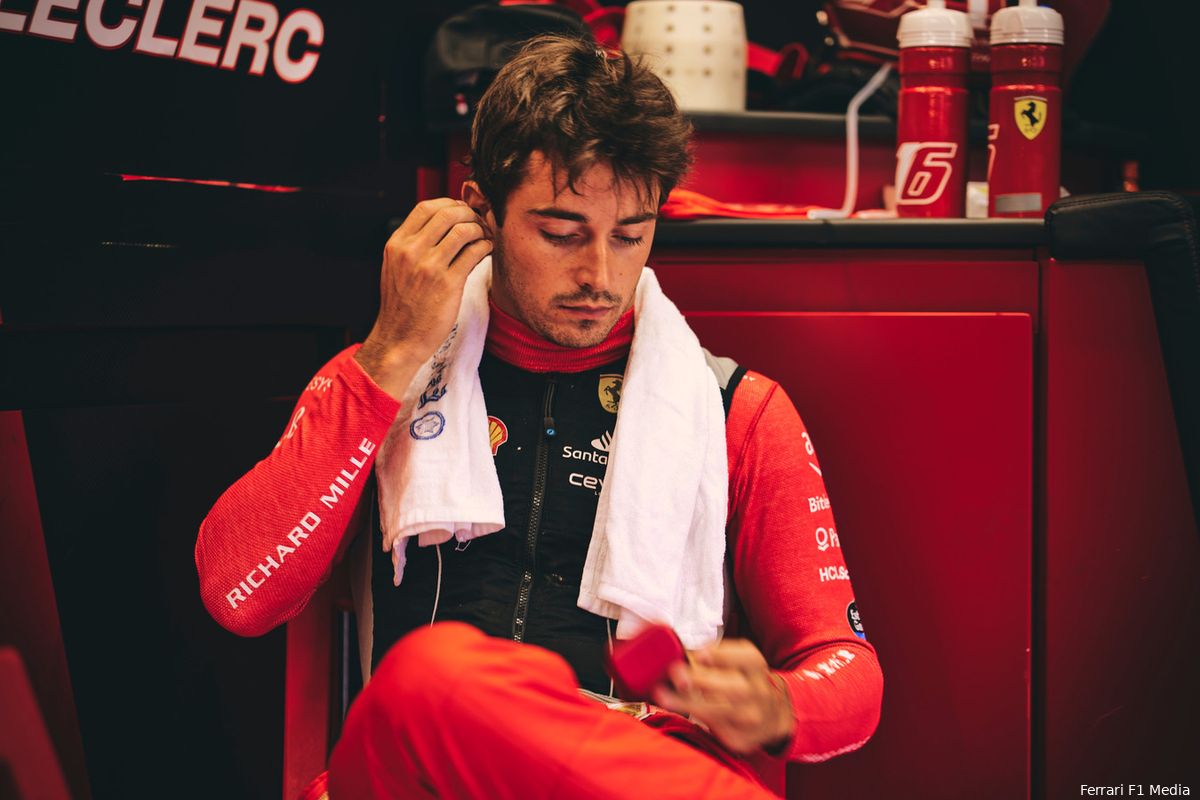 Leclercs lange pitstop kwam doordat Ferrari nog niet klaar stond: 'Het was een erg late beslissing'